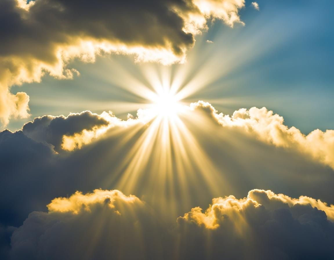 No-theme Thursday  heavenly sunshine beams divine bright sof...