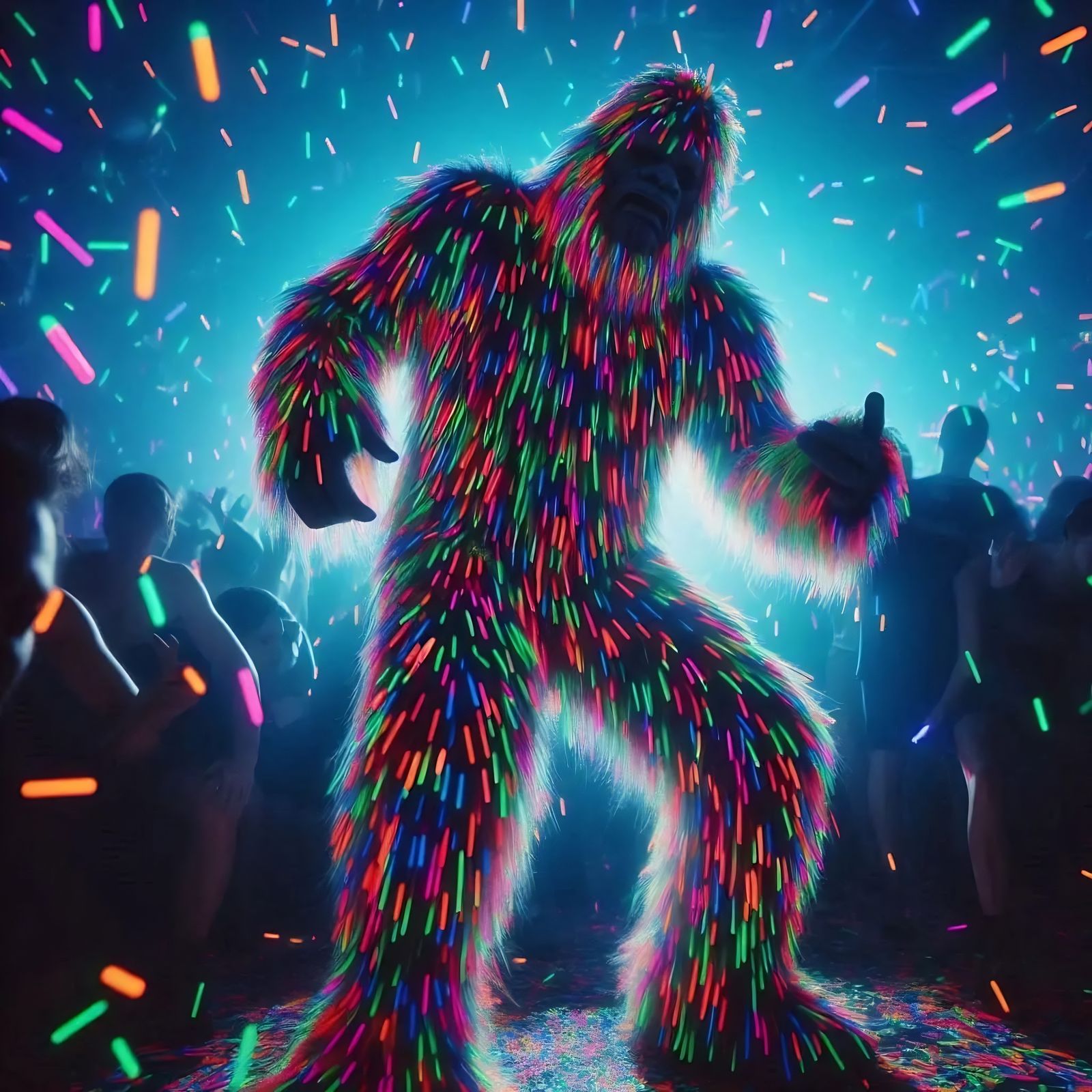 Neon Bigfoot