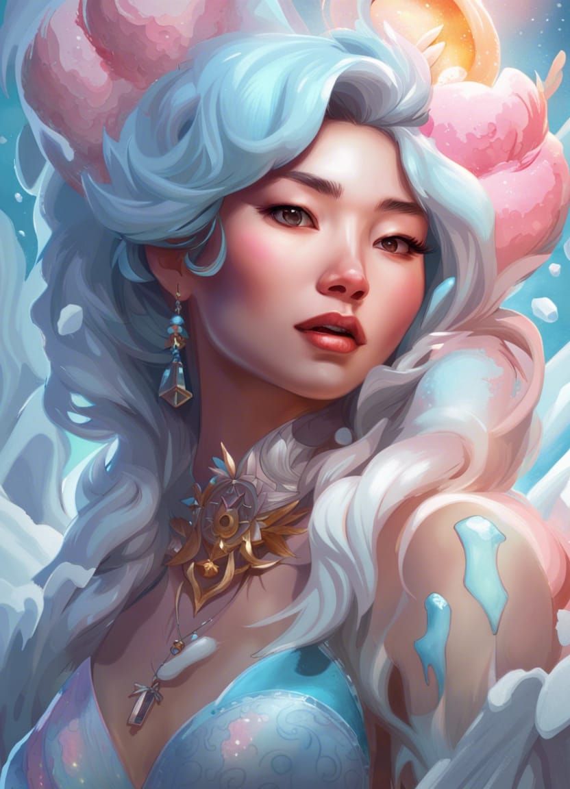 Ice Cream Princess - AI Generated Artwork - NightCafe Creator