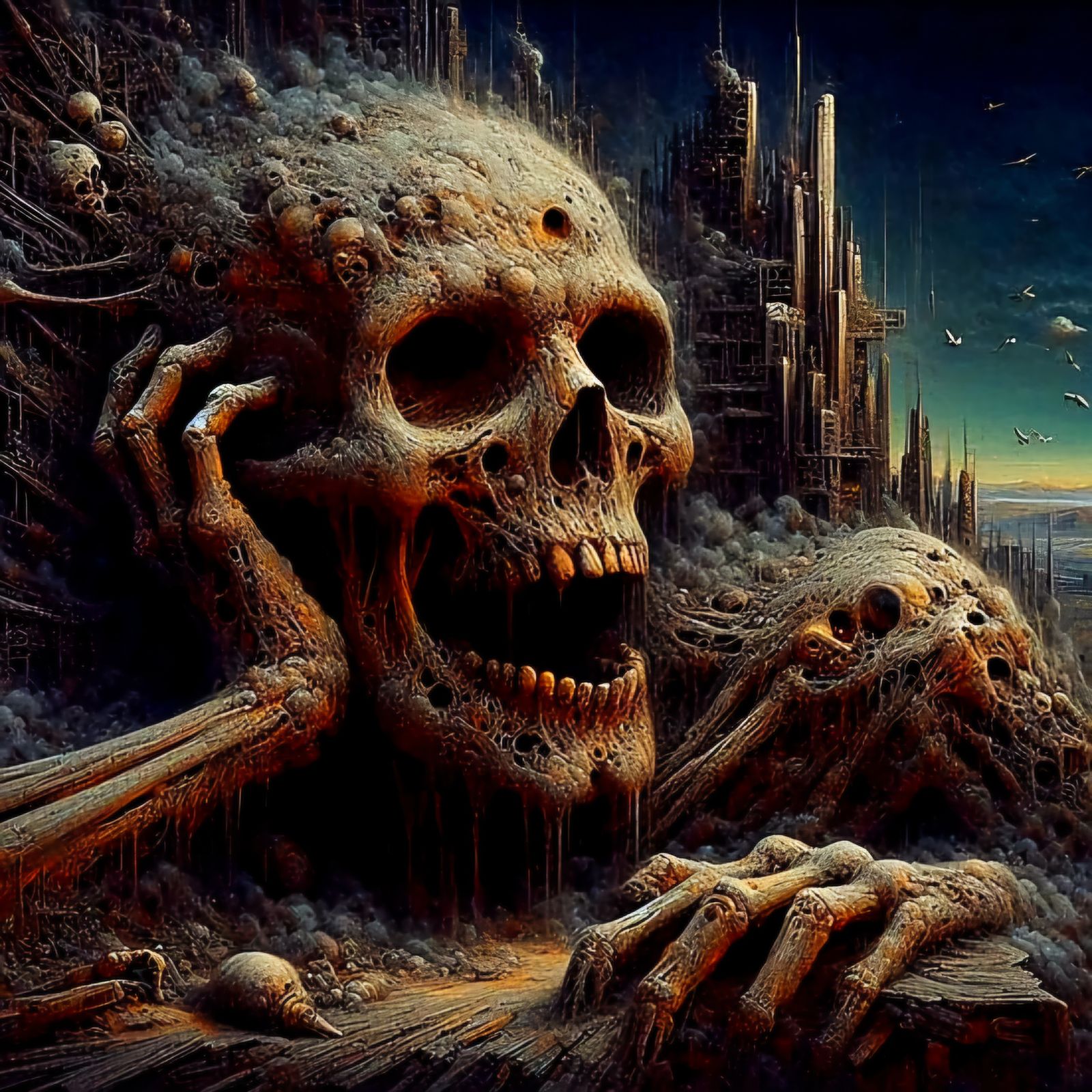 He just dropped in for a cuppa...