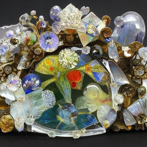 Beautiful crystal vampire 
Crystal things by Mikhail Vrubel,...