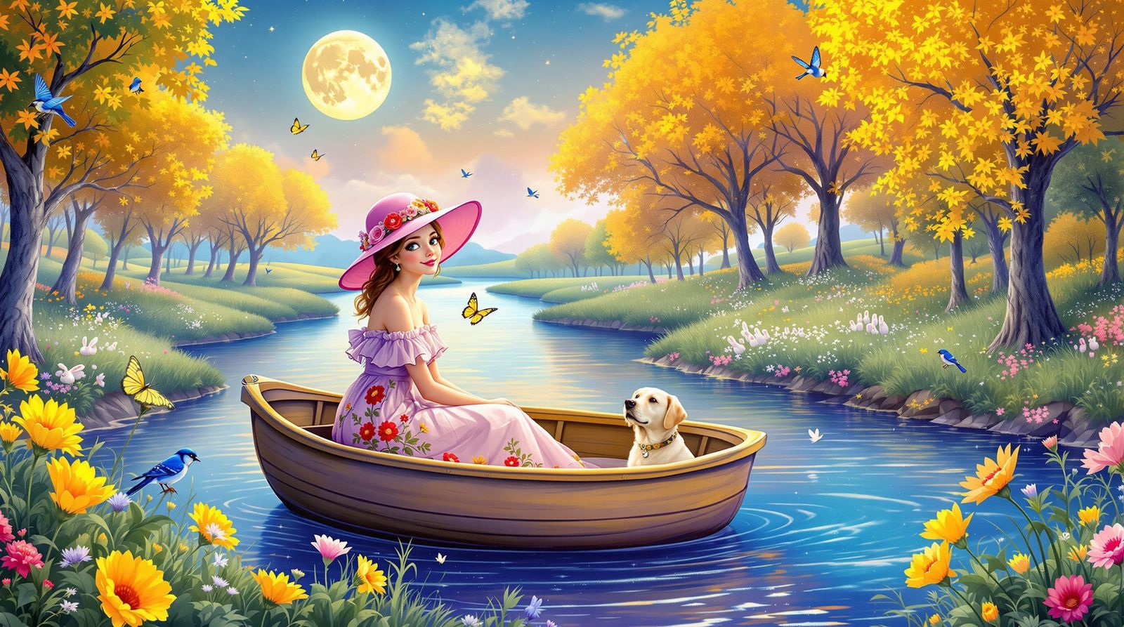 Drifting on a Dreamy River of Peace  by @Gary Murakami