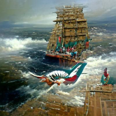 Cuauhtemoc Flying
