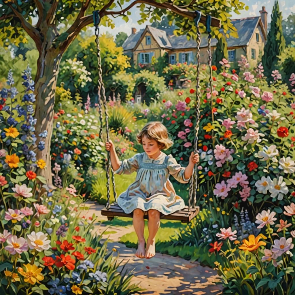 Cottage Garden Swing