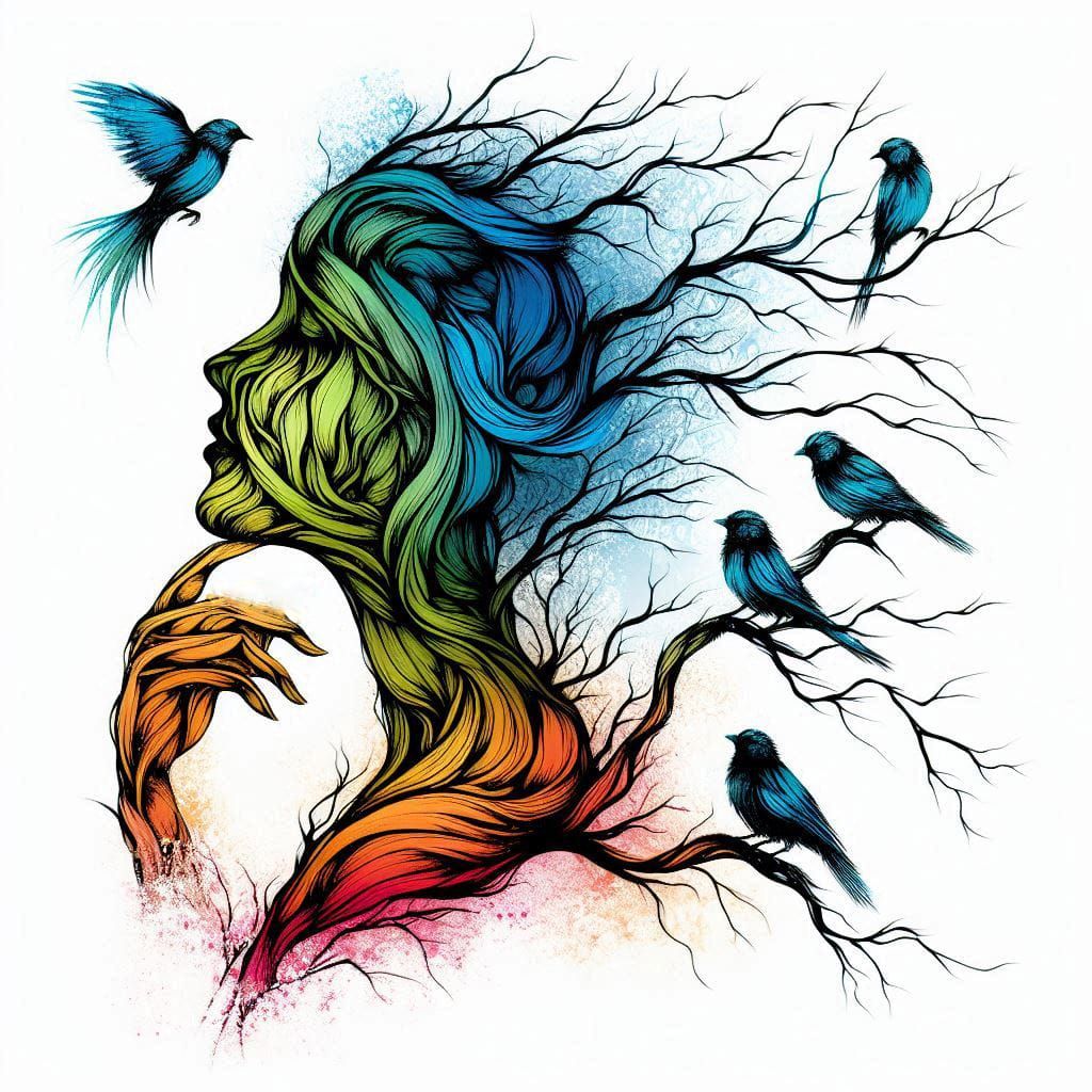 branches to form the human head