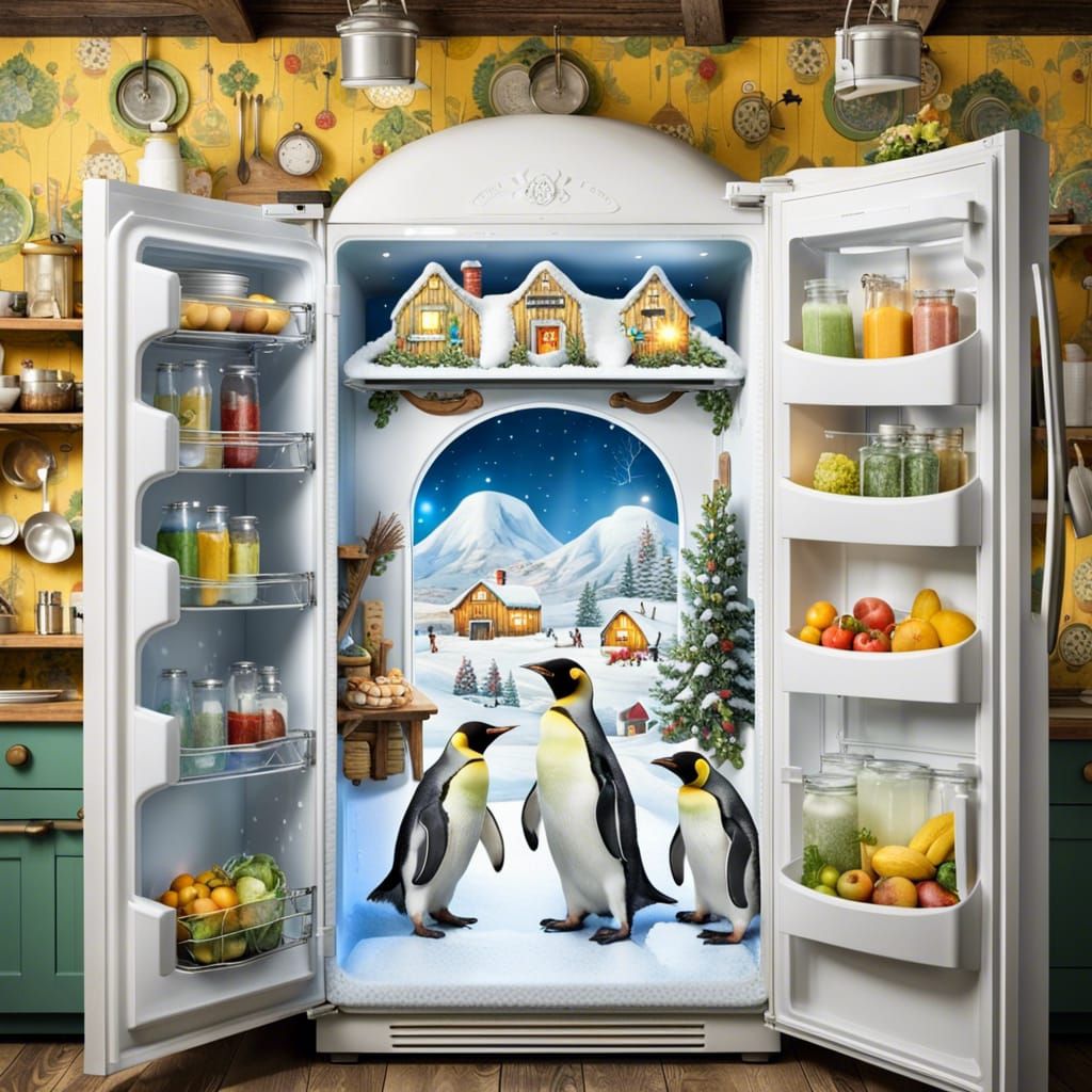 Penguin Portal  by @Holy Hearted Fool For Love