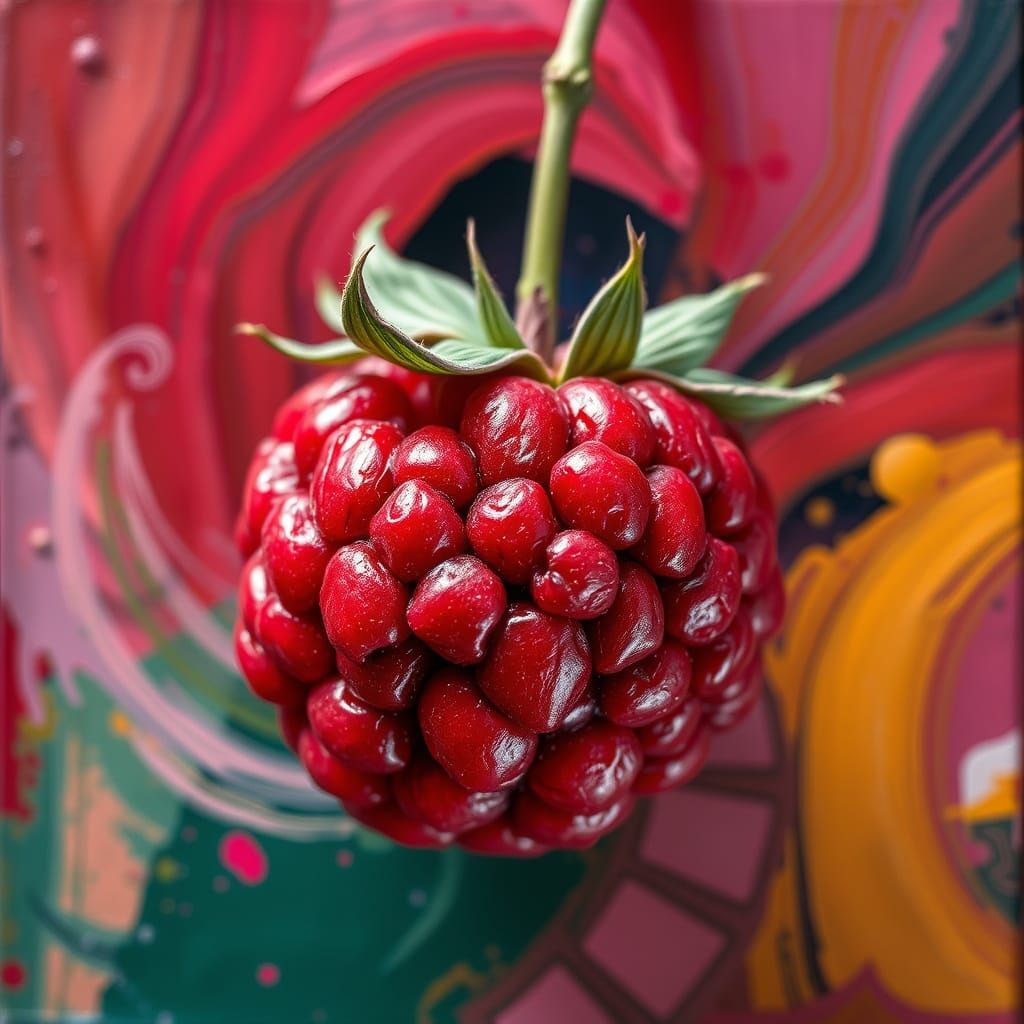 Rough-tongued raspberry - Expressive Raspberry in Dynamic A...