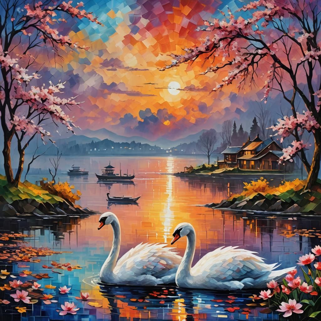 Swans  by @betsy 