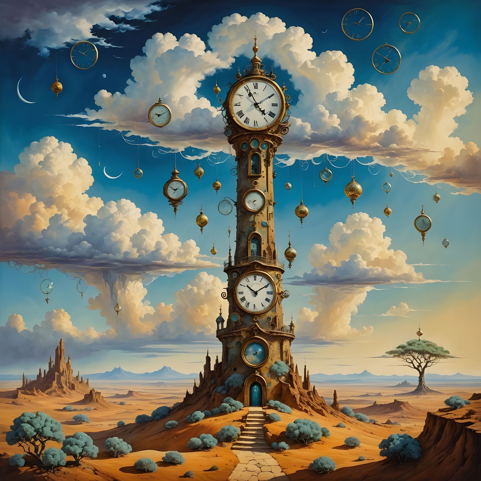 Desert of Time  by @Chirminth