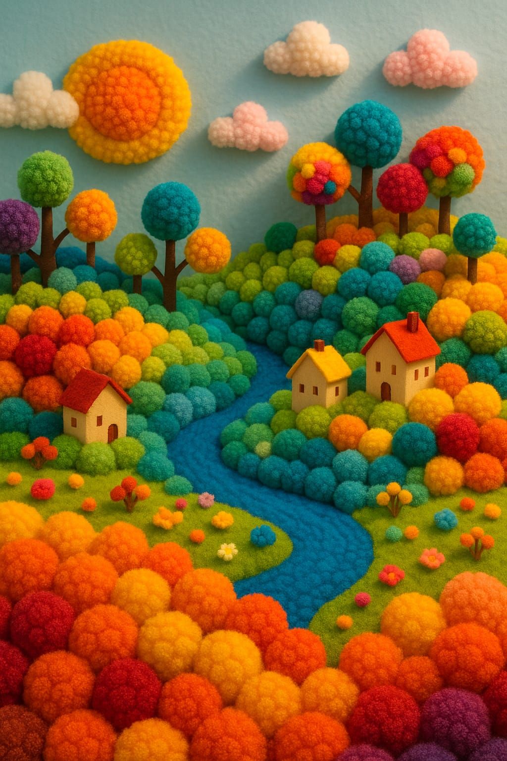 Valley of the Fluff: A Pom Pom Daydream II
