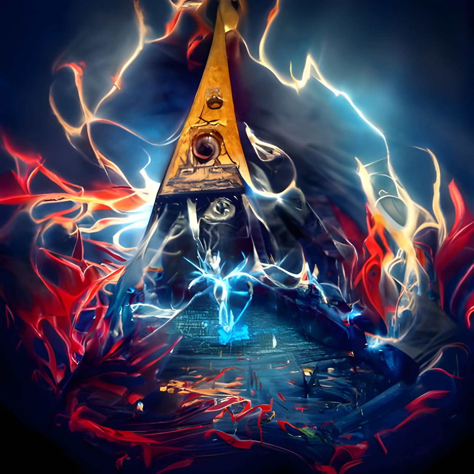 Bill Cipher - AI Generated Artwork - NightCafe Creator