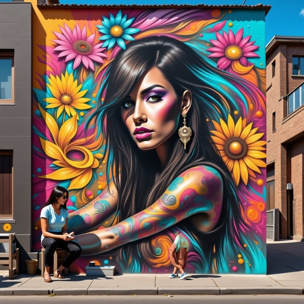 <lora:Street Art Fx:1.0>  