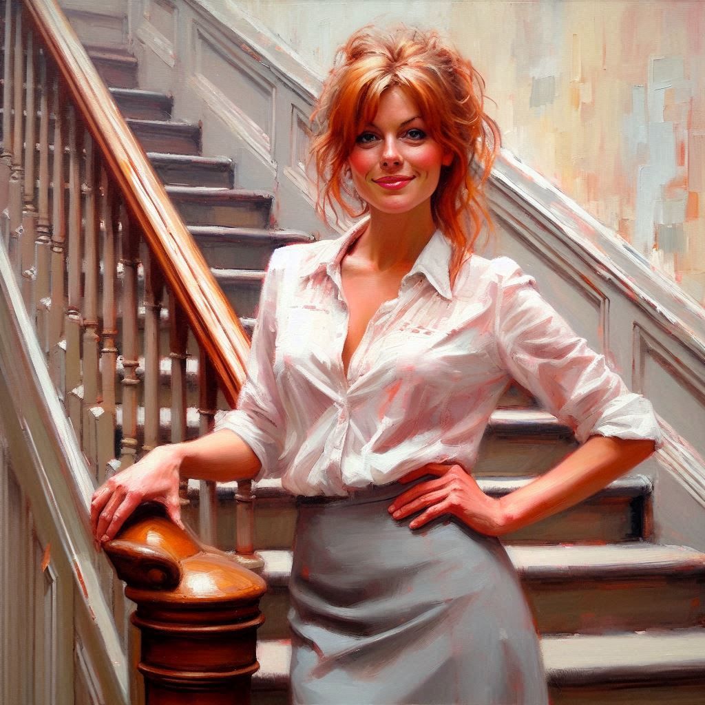 " ... with that perfumed hair that came undone."