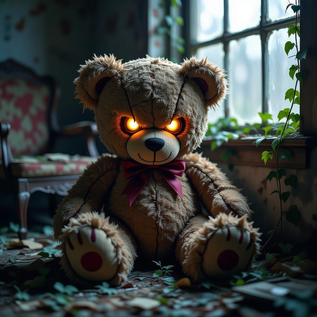 Evil Teddy  by @Helix