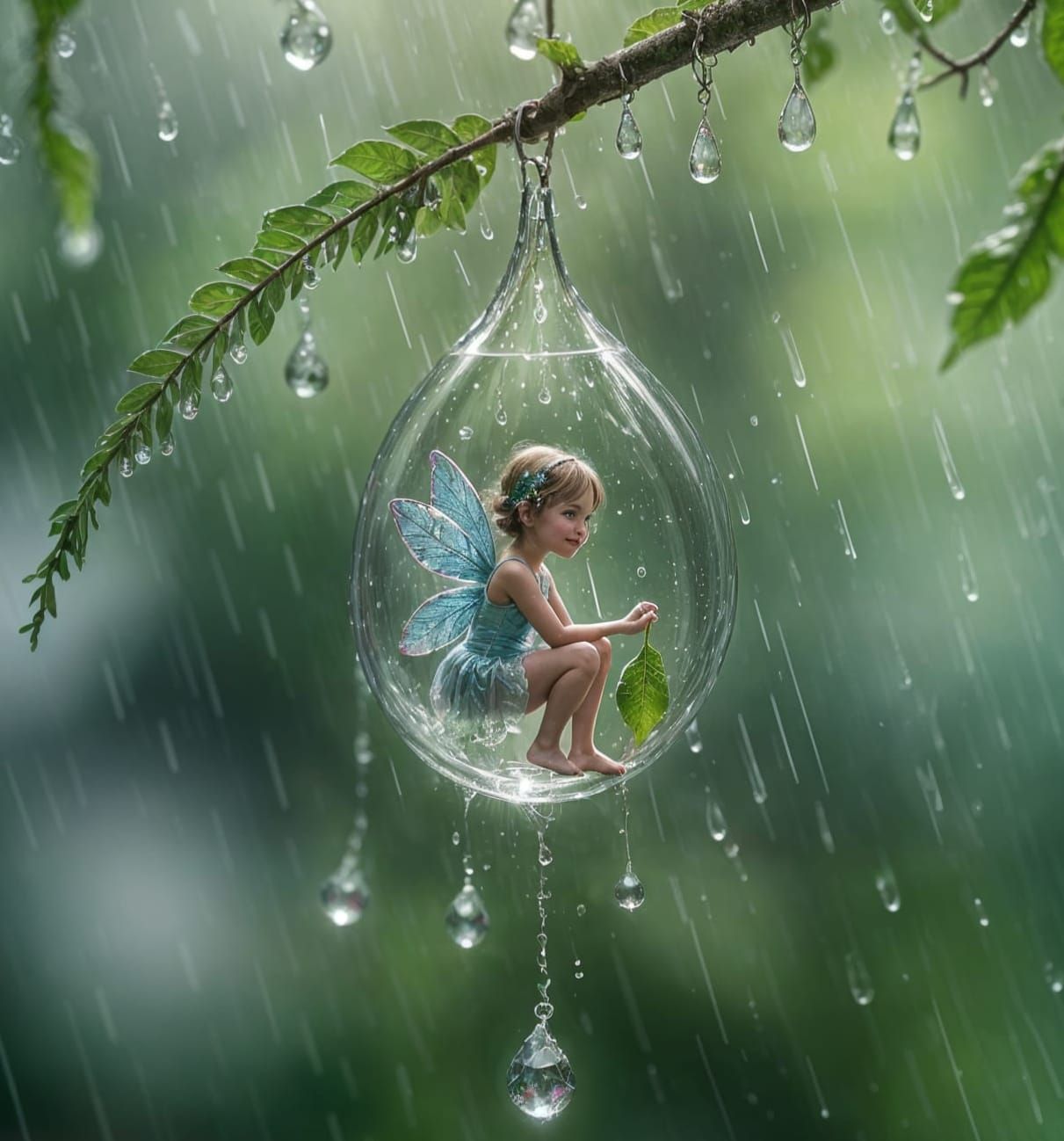 Inside a Raindrop