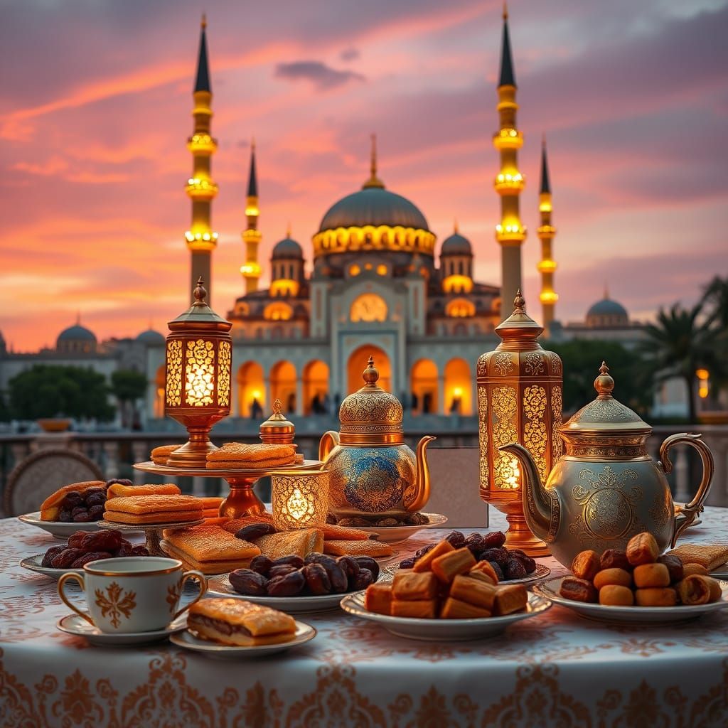 Ramadan Bayram Celebration in Lavish Ottoman Style