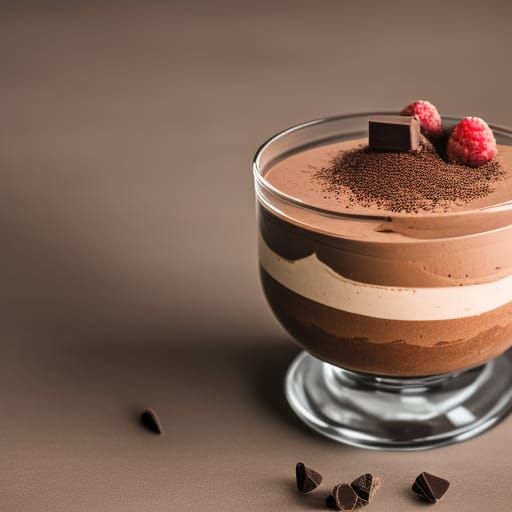 Decadent Chocolate mousse!  by @NILZERO