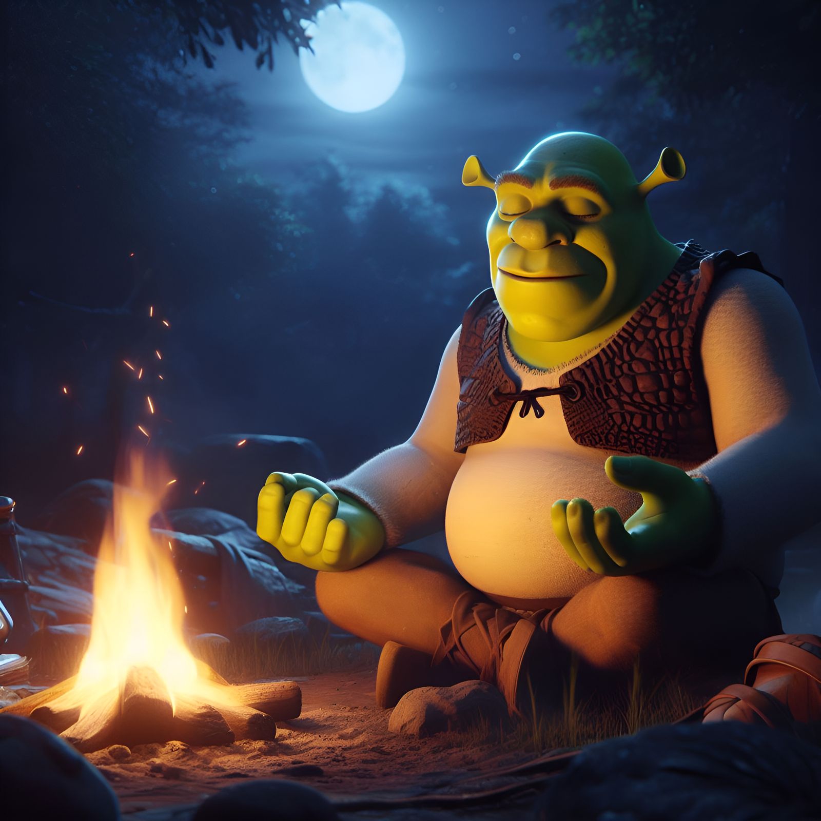 "I am one with the swamp and the swamp is one with me."