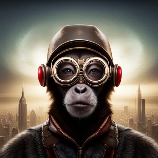 Monkey 01 - AI Generated Artwork - NightCafe Creator