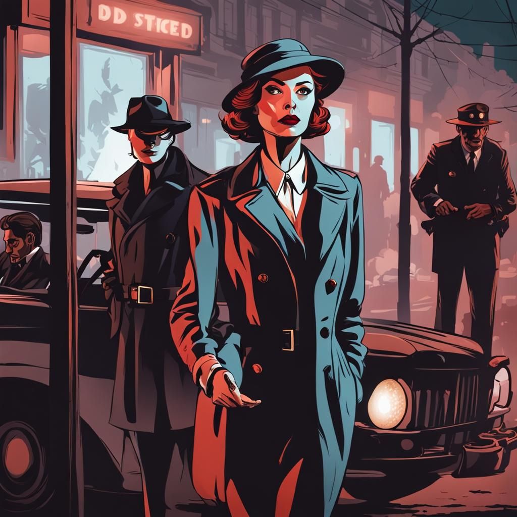 old style detective character - AI Generated Artwork - NightCafe Creator