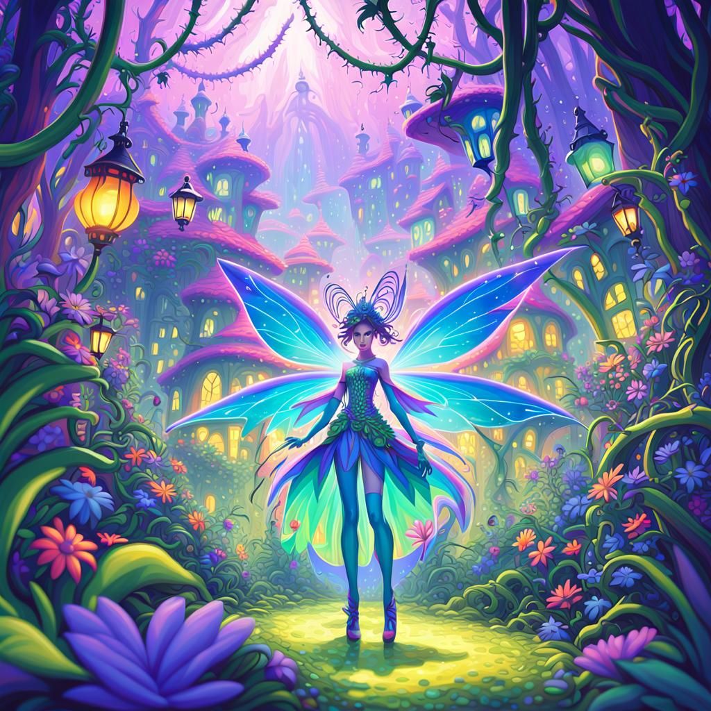 Animagine. fashion fairy  by @EL