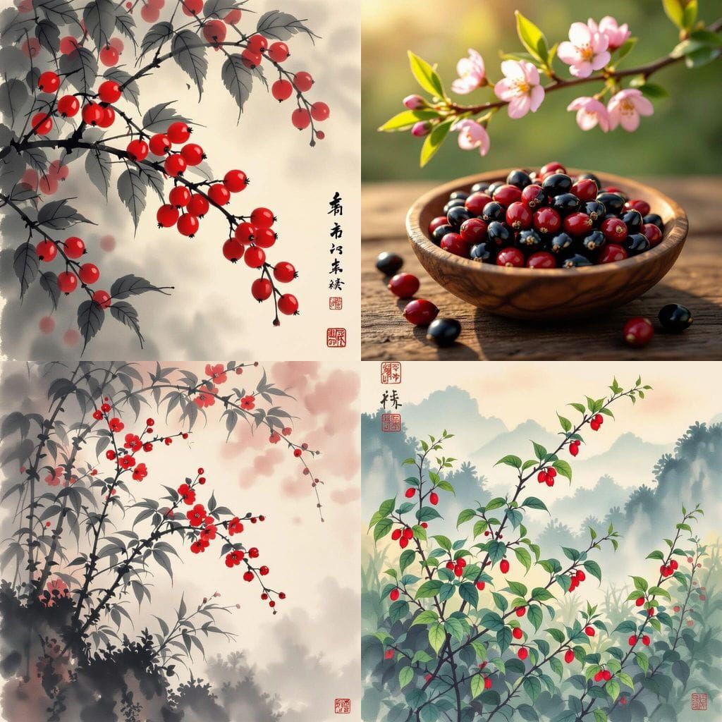 Red Beans Symbolizing Love and Longing