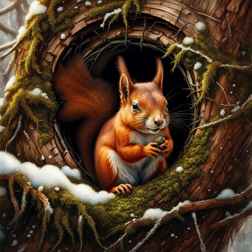 squirrel's nest