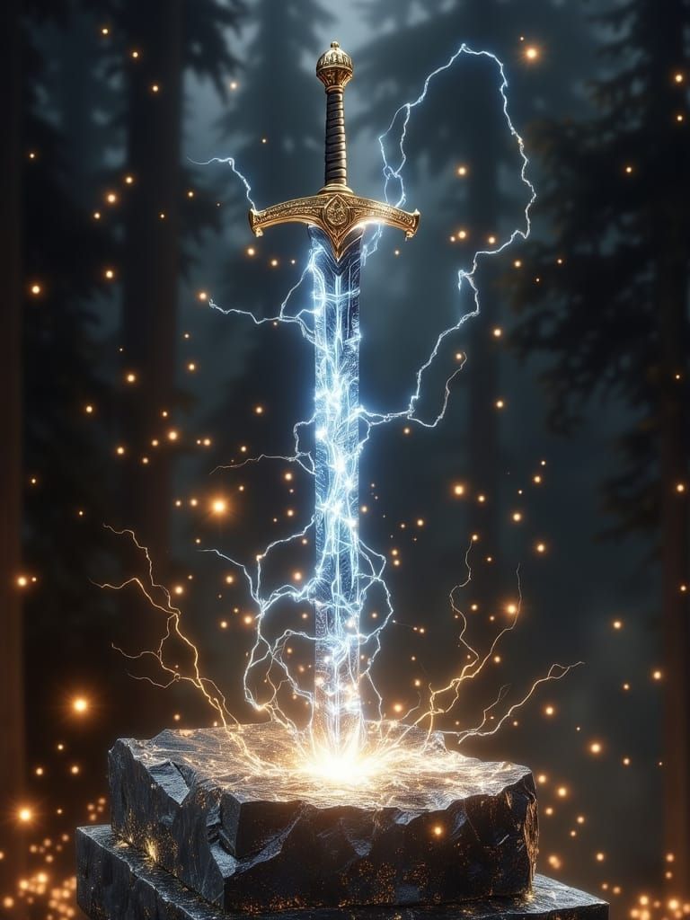 Lightning Sword  by @Rosien_HoH