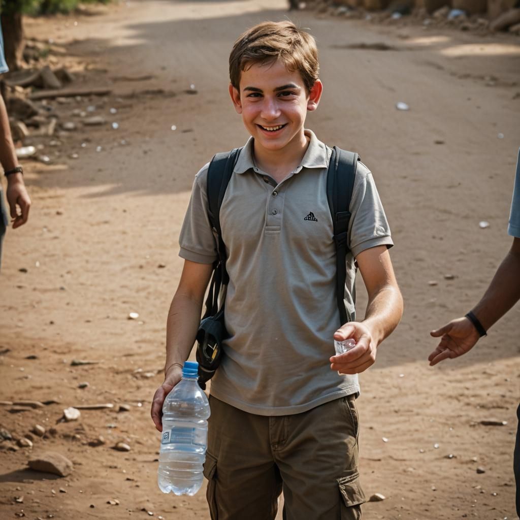 Young Leader Providing Humanitarian Aid in National Geograph...