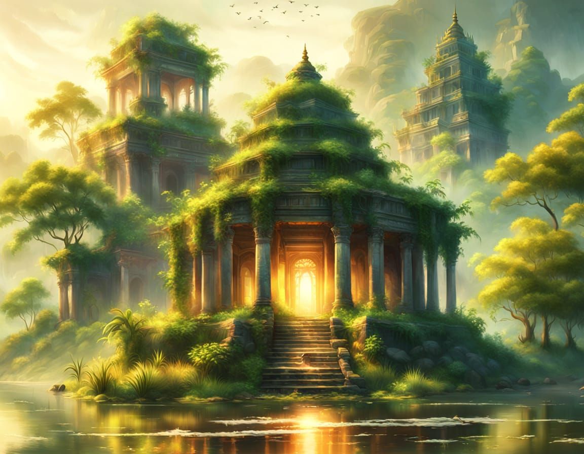 Lost Temples of Aria  by @Cherri