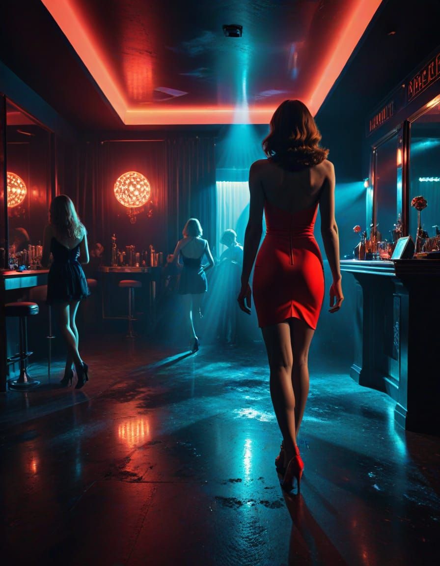 Vibrant Disco Scene in Retro Studio 54