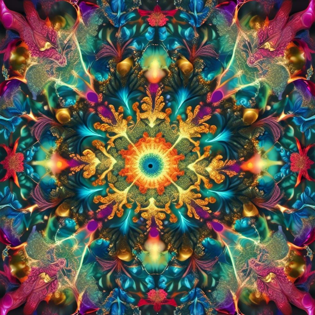 Kaleidoscopic - AI Generated Artwork - NightCafe Creator