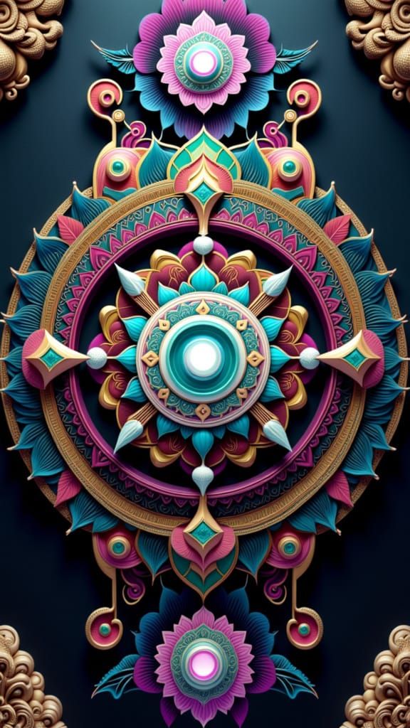 <lora:MandalasFluxV0002:1.0>