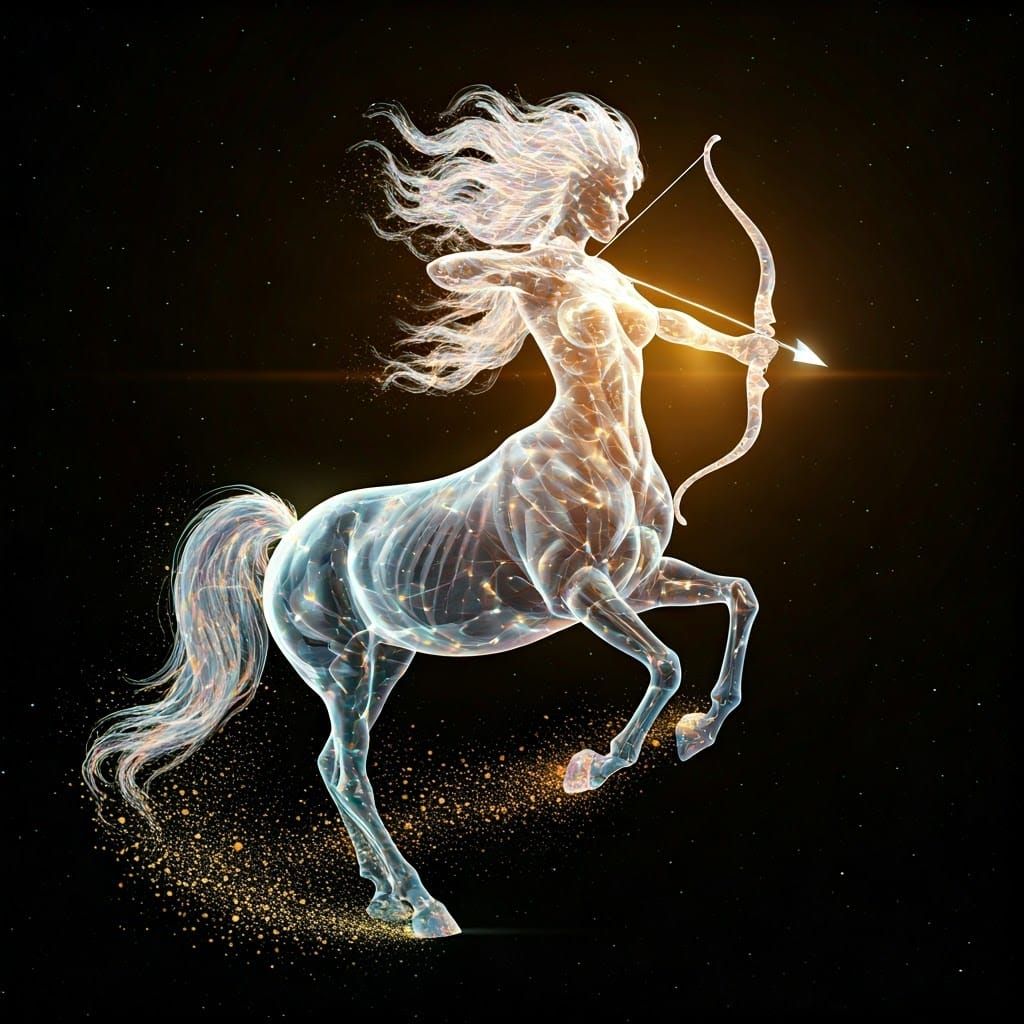 Glowing centaur  by @Tiopi