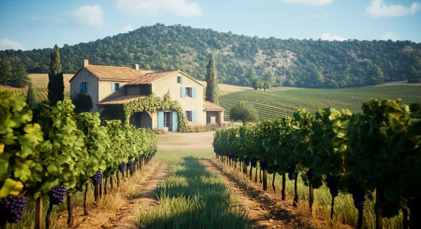 French vineyard