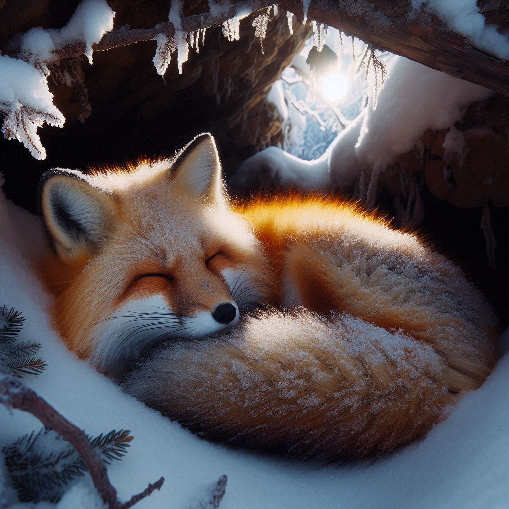 Fox Sleeping