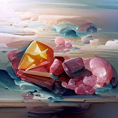 Spider on rainbow box