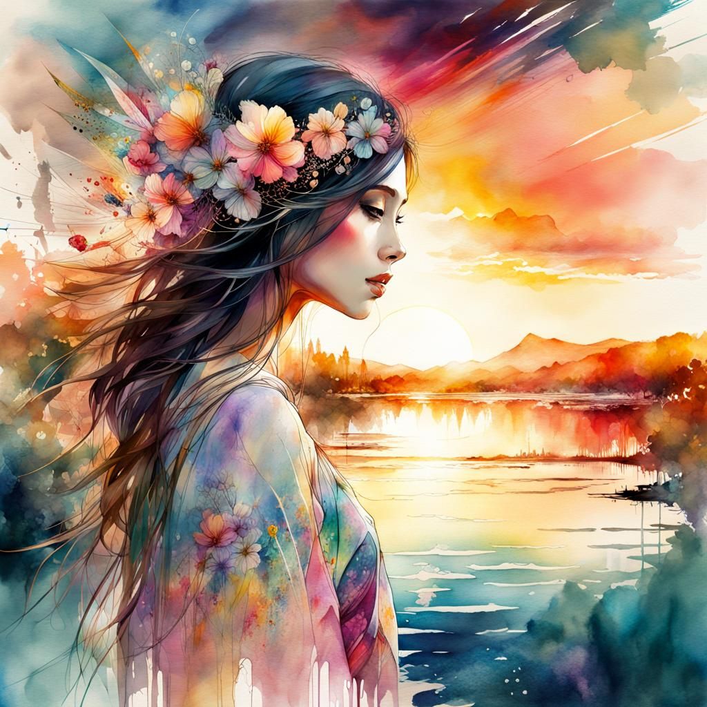 Celia at sunrise 