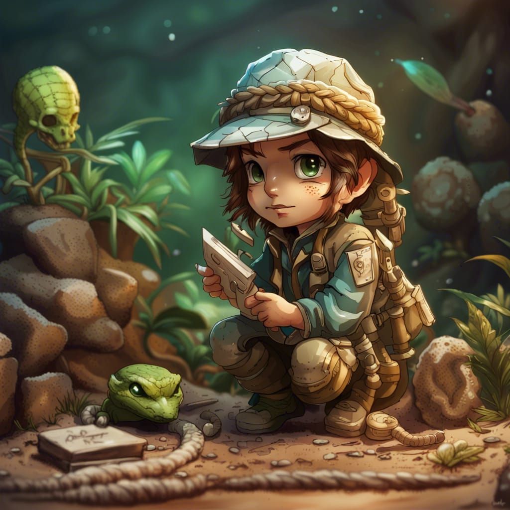 young archaeologist false