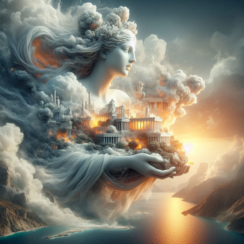 Saving Olympus  by @Stare