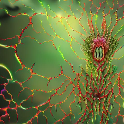 Spiny vine monster