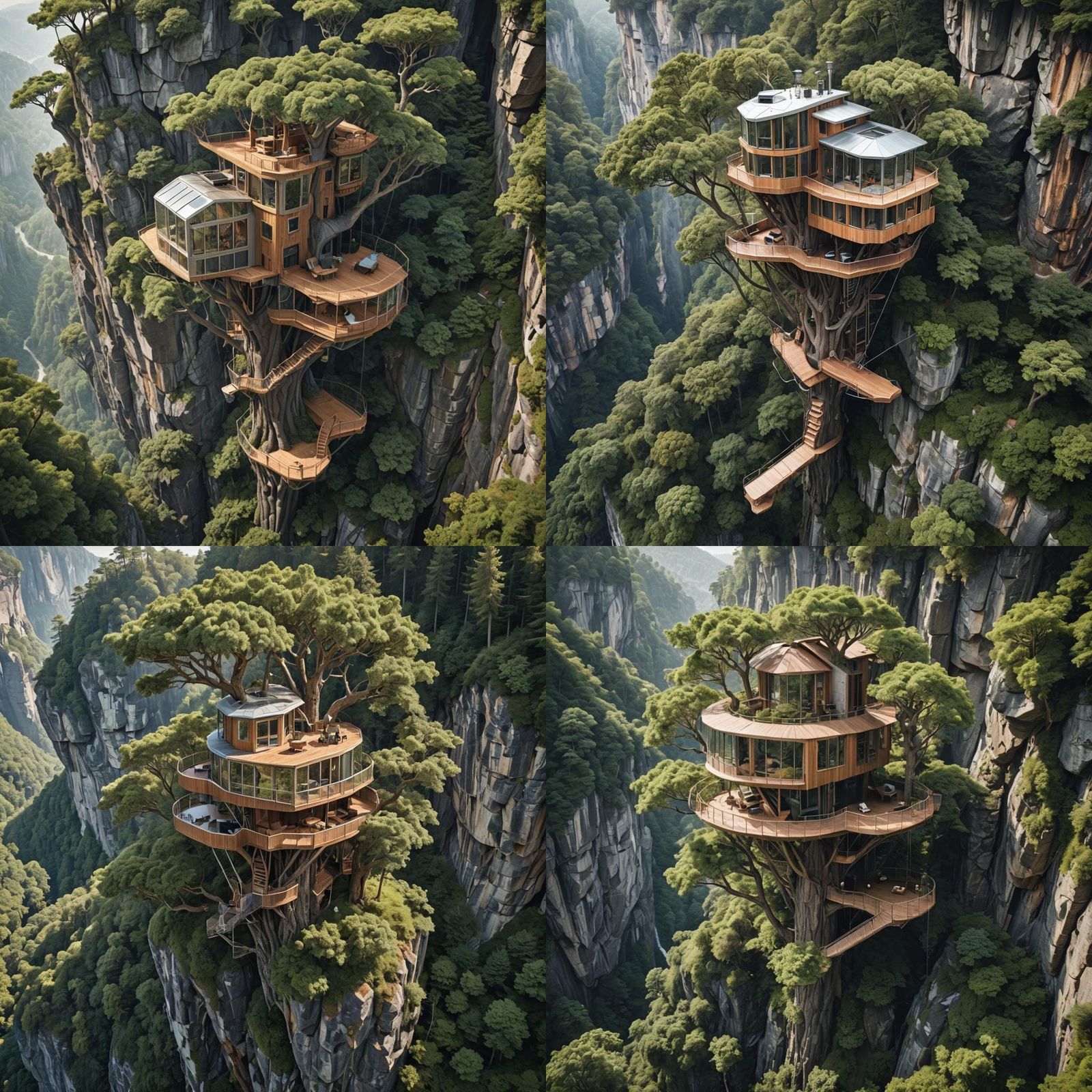 Treehouse with a view.