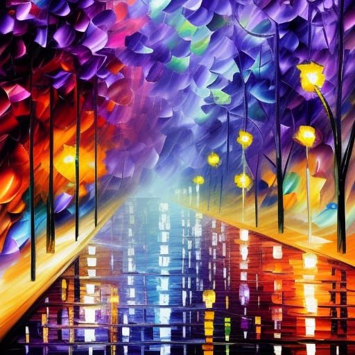 rainy, but colourful day