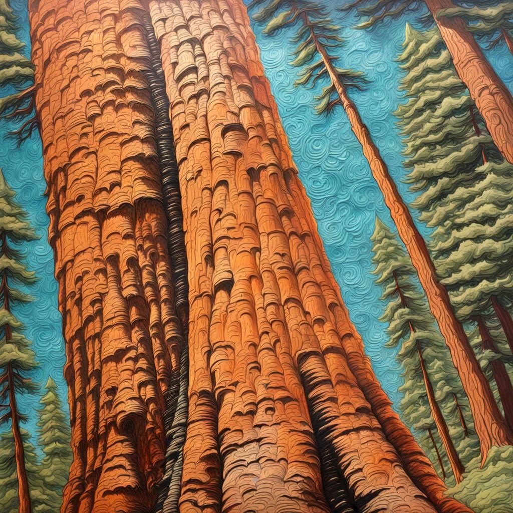 Giant Sequoia Tree - AI Generated Artwork - NightCafe Creator