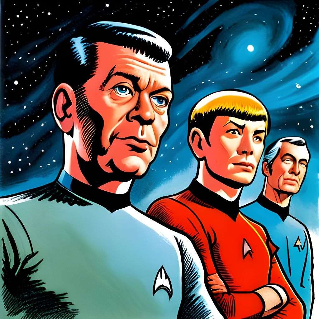 MAD Magazine cove by Al Jaffee, Star Trek - AI Generated Artwork ...