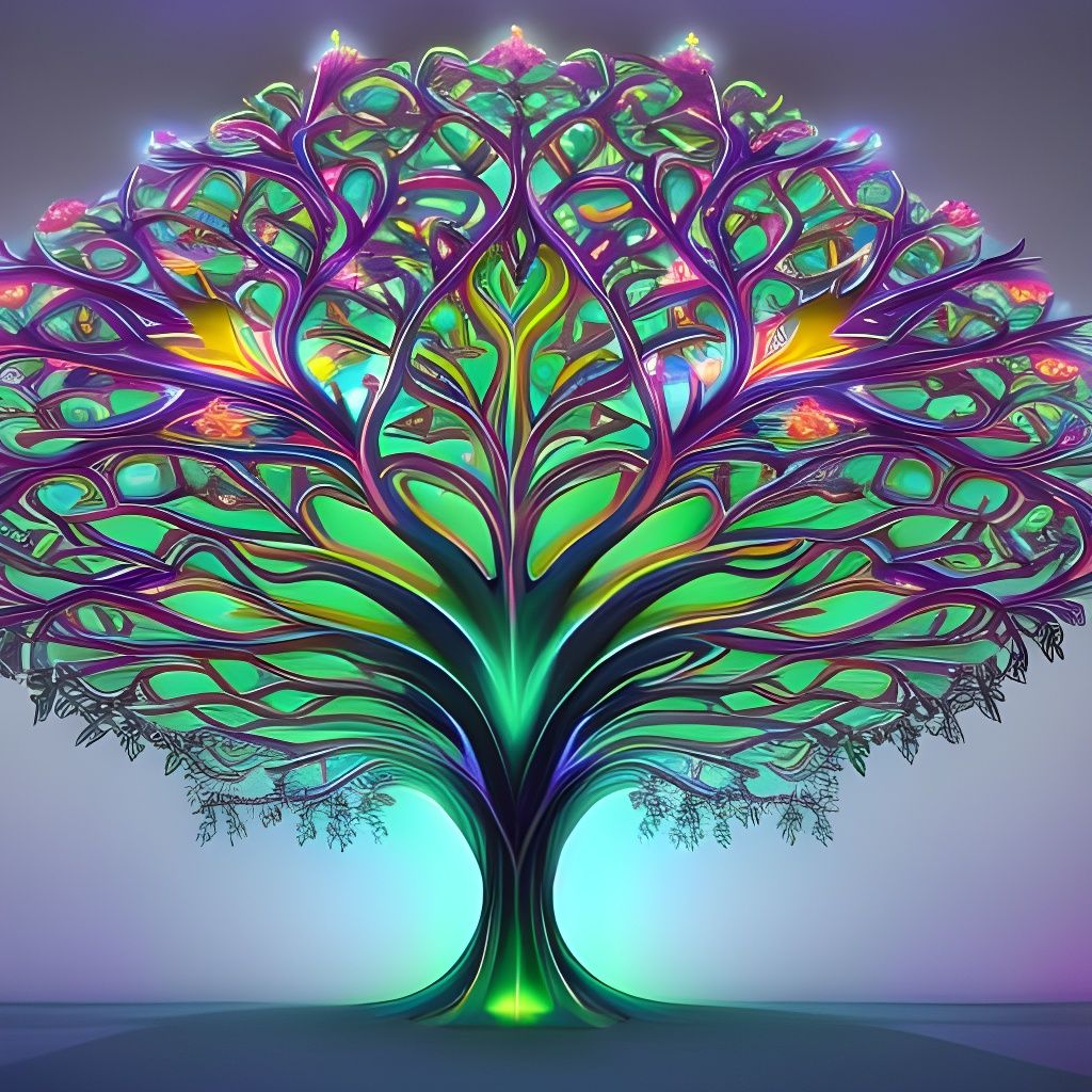 Tree 5 - AI Generated Artwork - NightCafe Creator