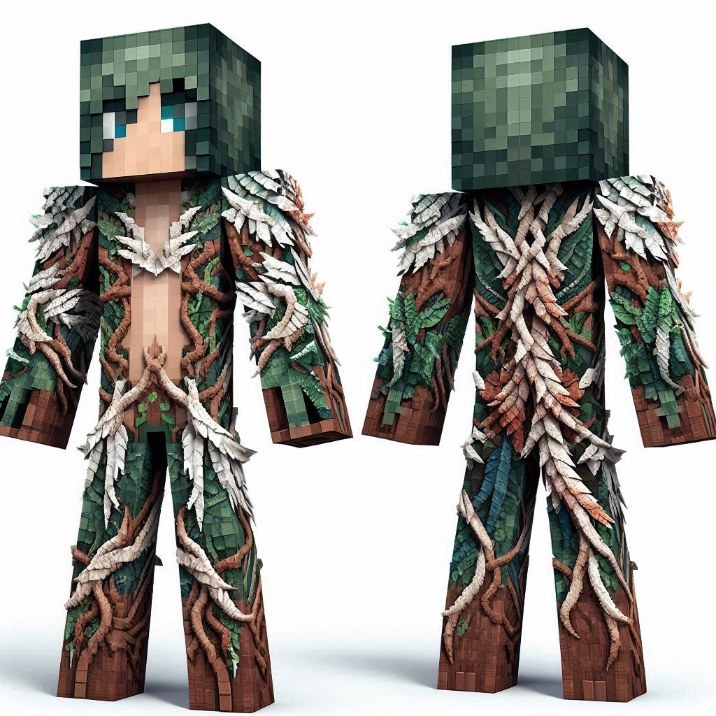 i Asked for a Complicated Skin for my Minecraft Character