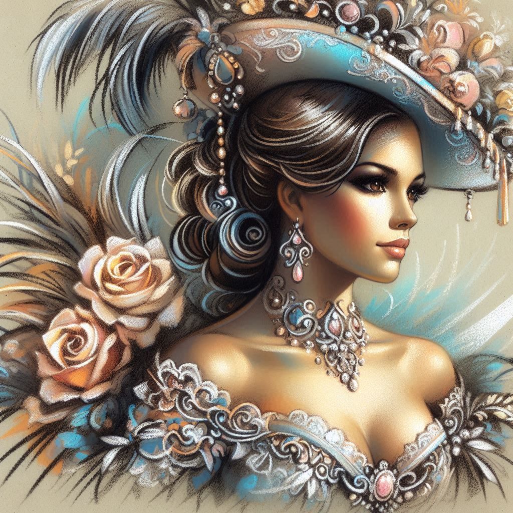 Portrait of a young woman