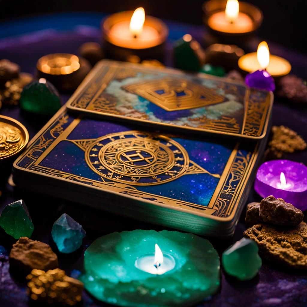 Tarot Card Shuffle AI Generated Artwork NightCafe Creator