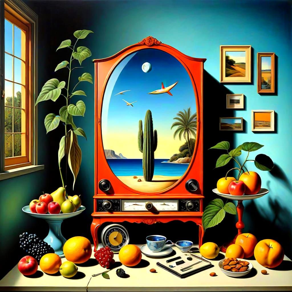 Whimsical Hyperrealistic Still Life